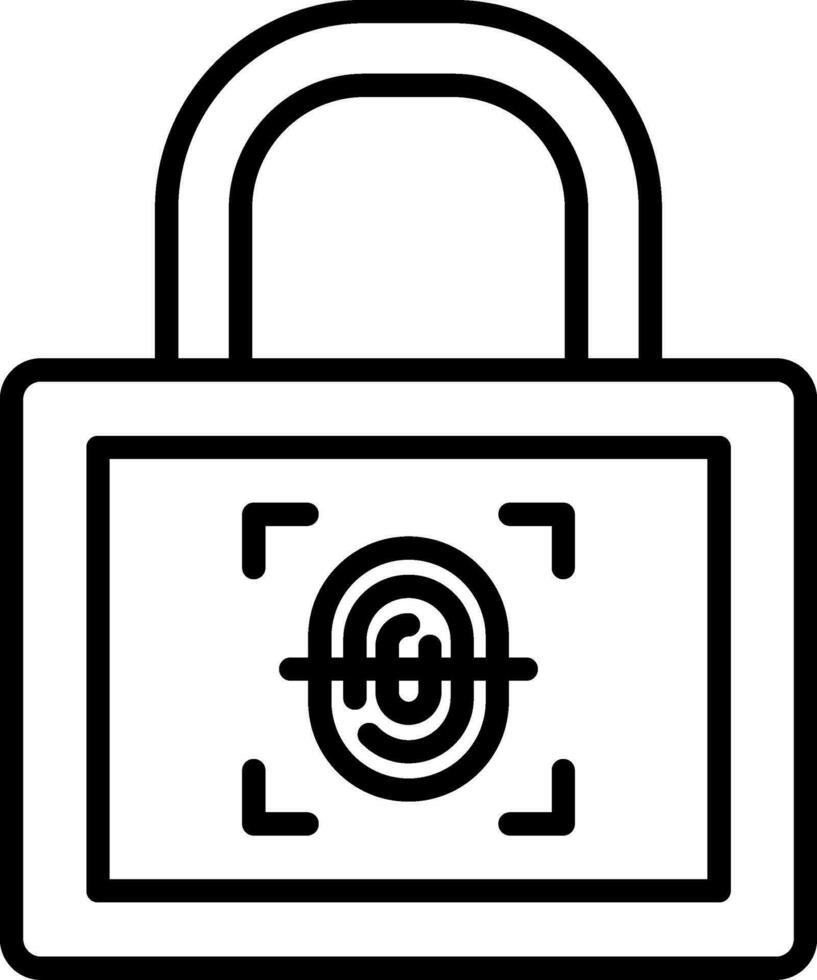 Fingerprint Vector Icon