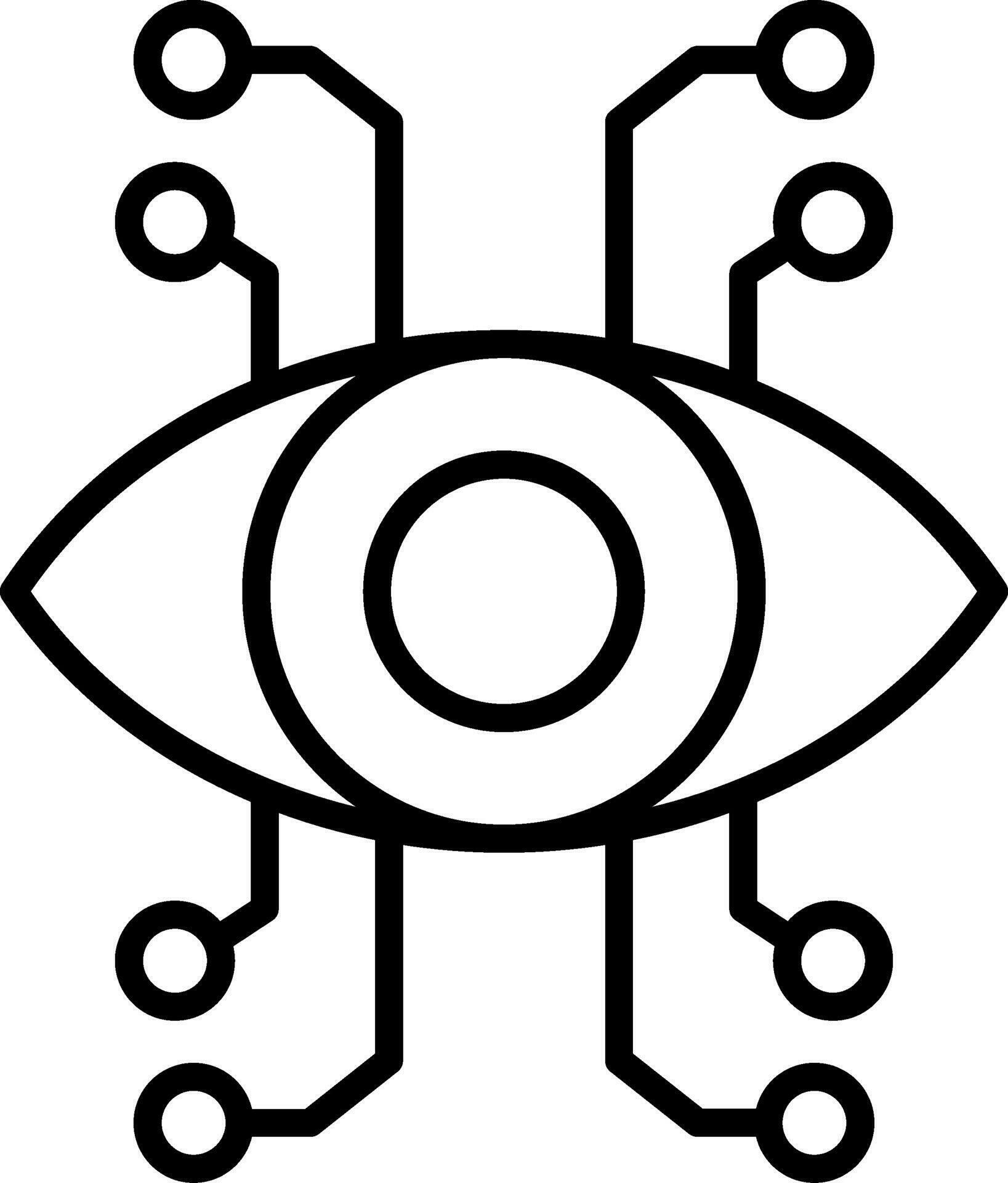 Bionic Eye Vector Icon 32522029 Vector Art at Vecteezy