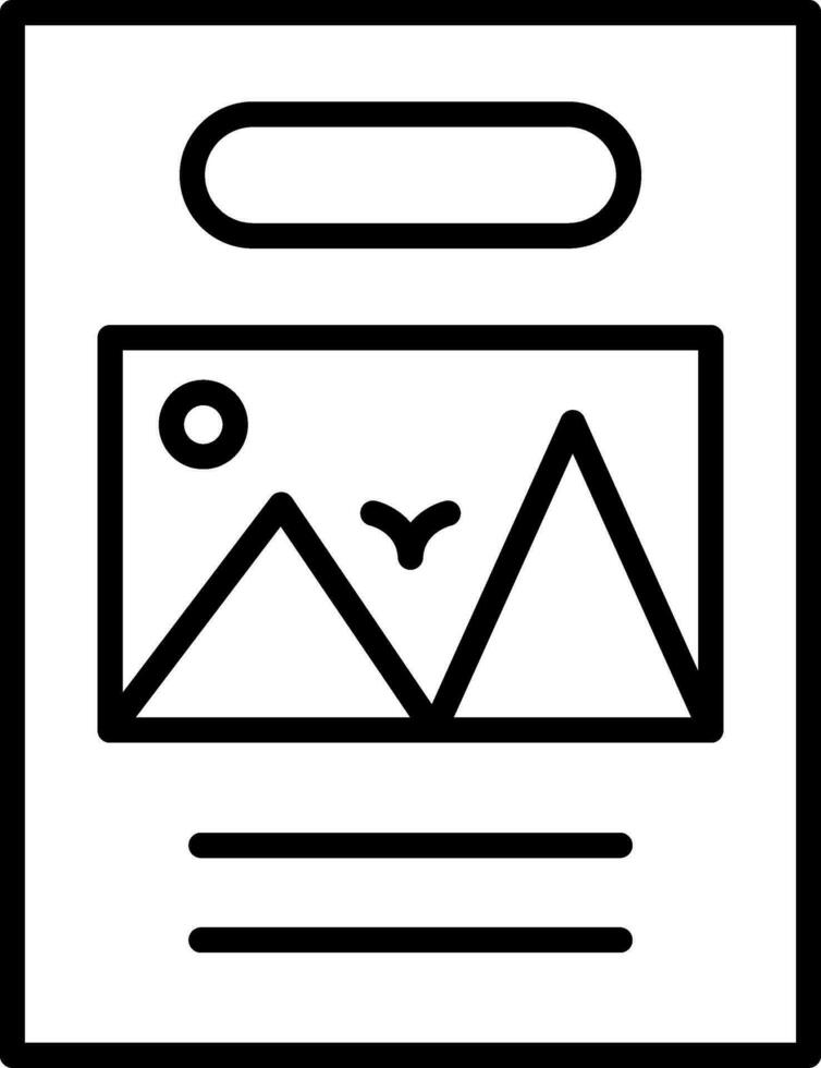 Posters Vector Icon