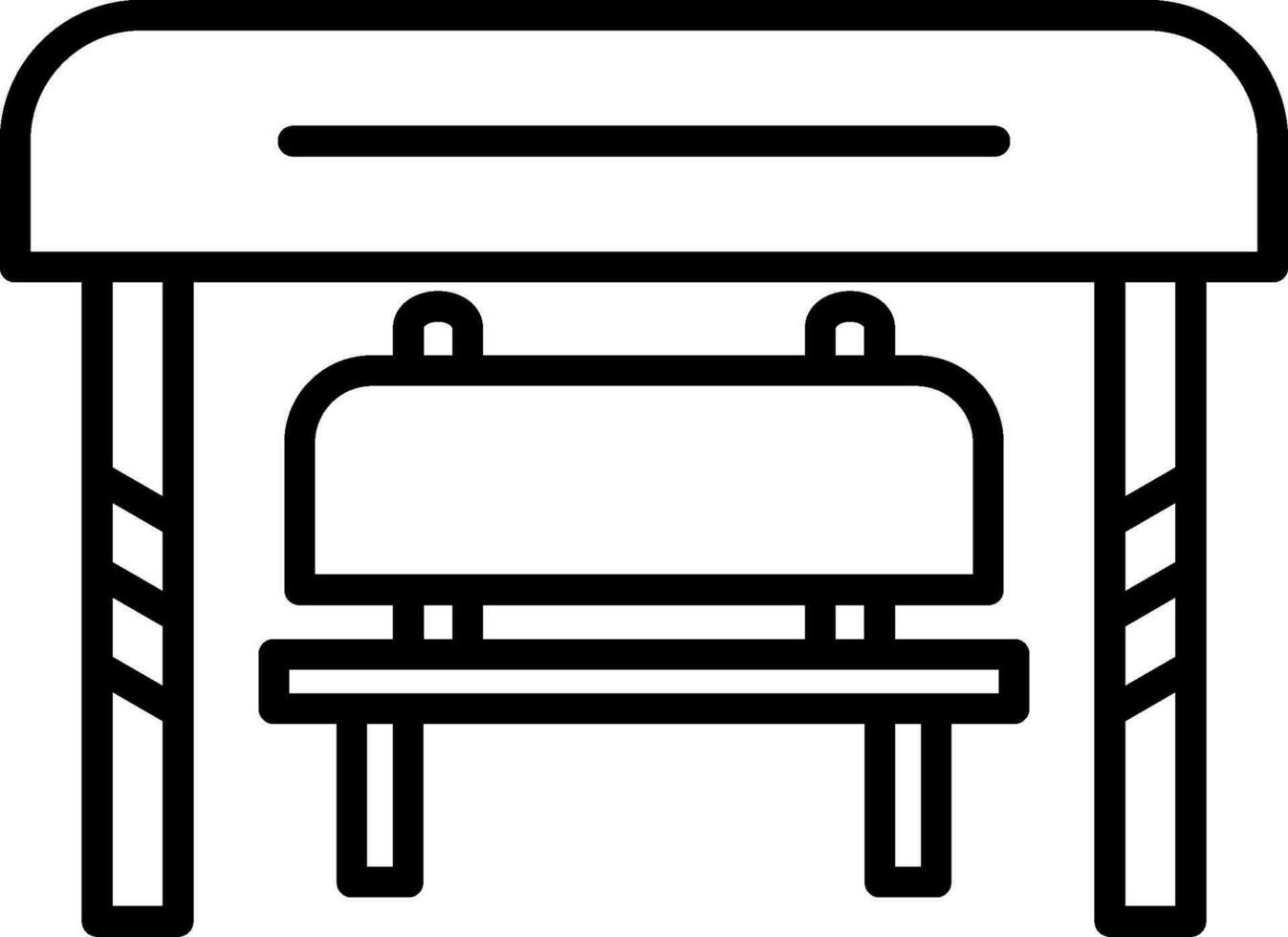 Bus Stop Vector Icon