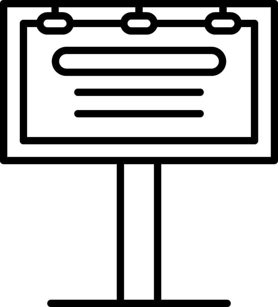 Billboard Vector Icon