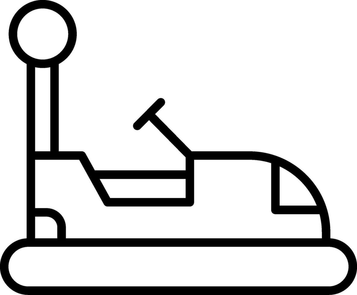 Bumper Car Vector Icon