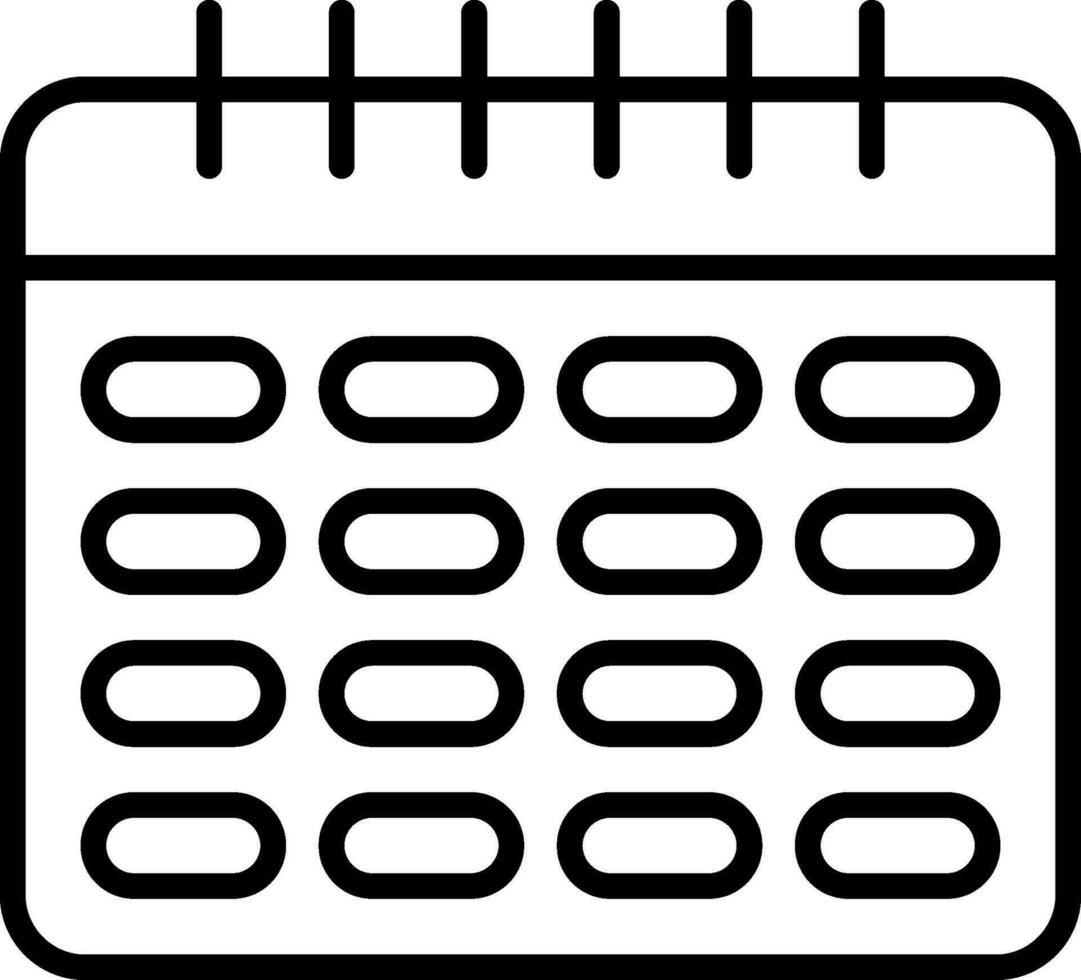Calendar Vector Icon