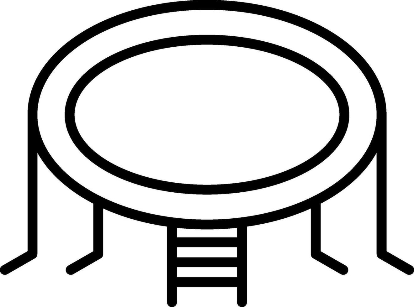 Trampoline Vector Icon