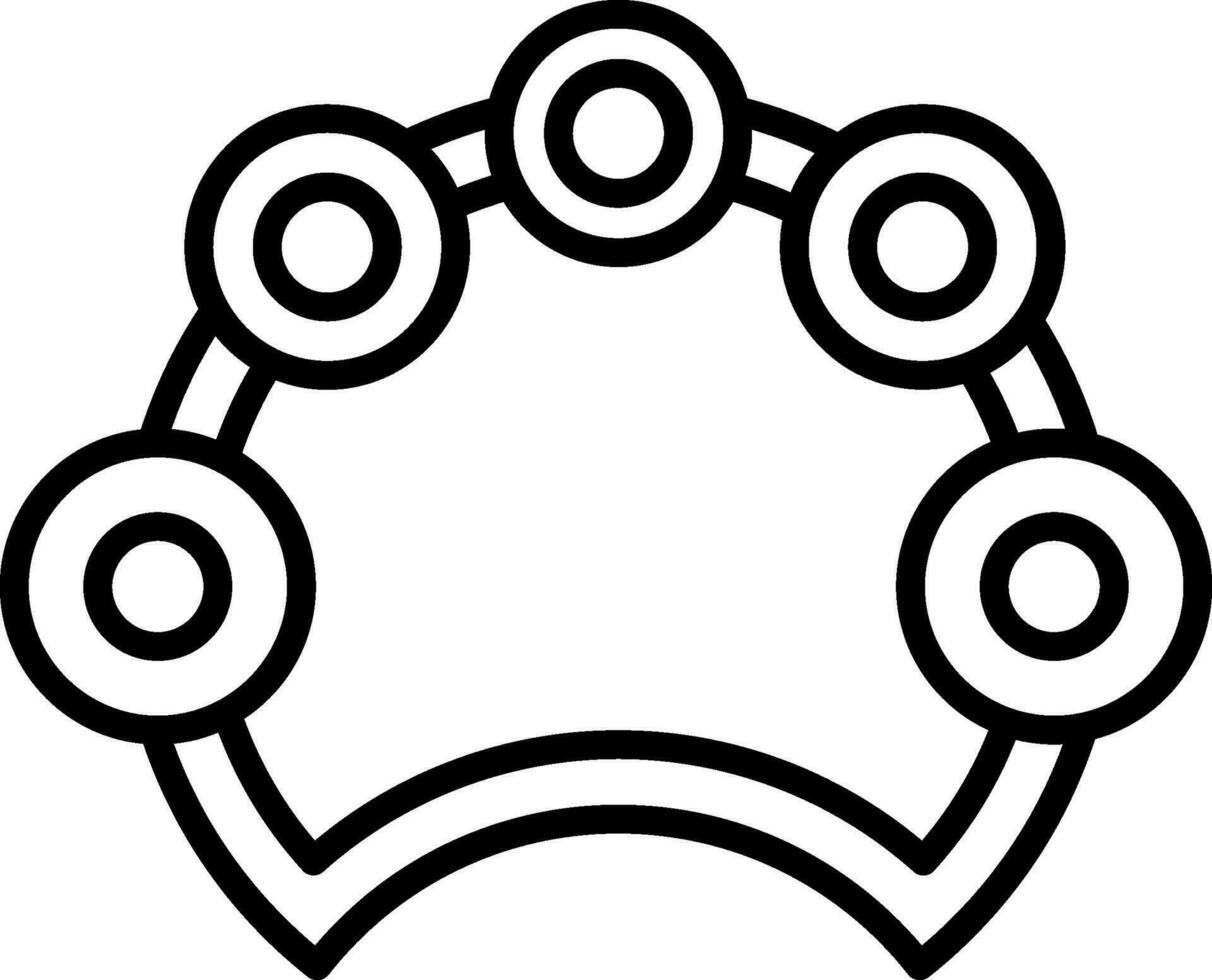 Tambourine Vector Icon