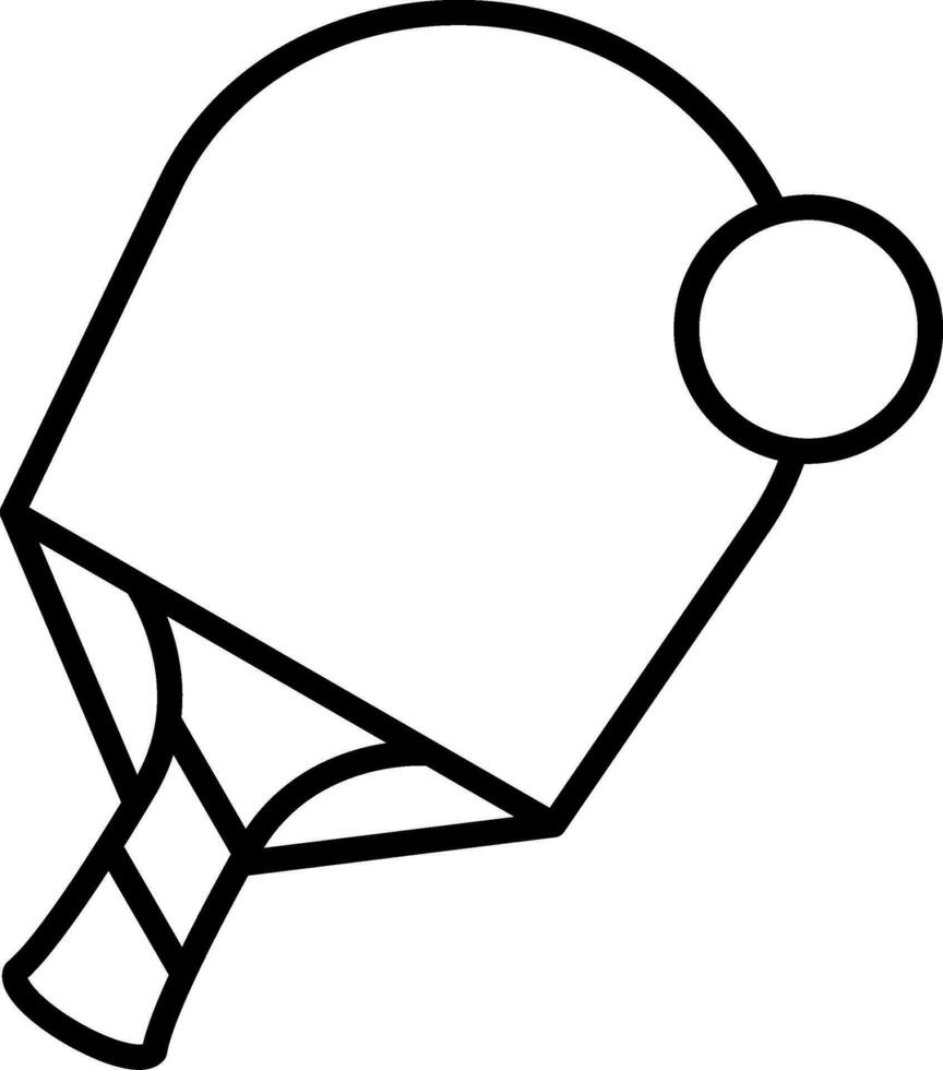 Ping Pong Vector Icon