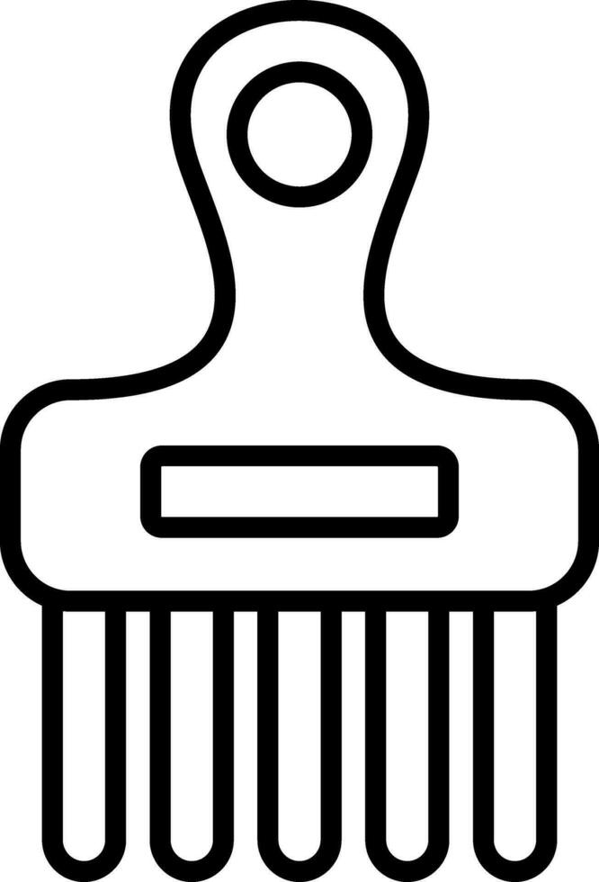 Afro Comb Vector Icon