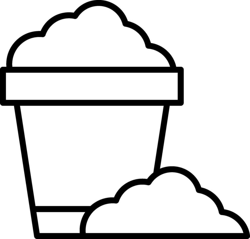 Sand Bucket Vector Icon