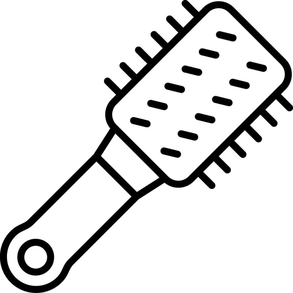 Hair Brush Vector Icon