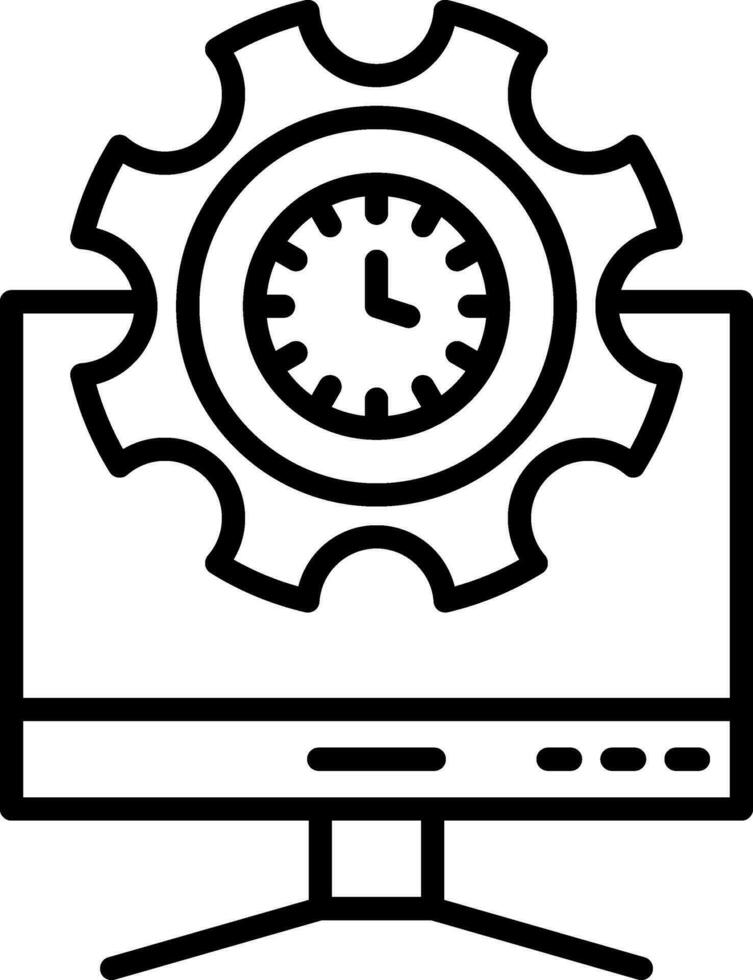 Computer Vector Icon