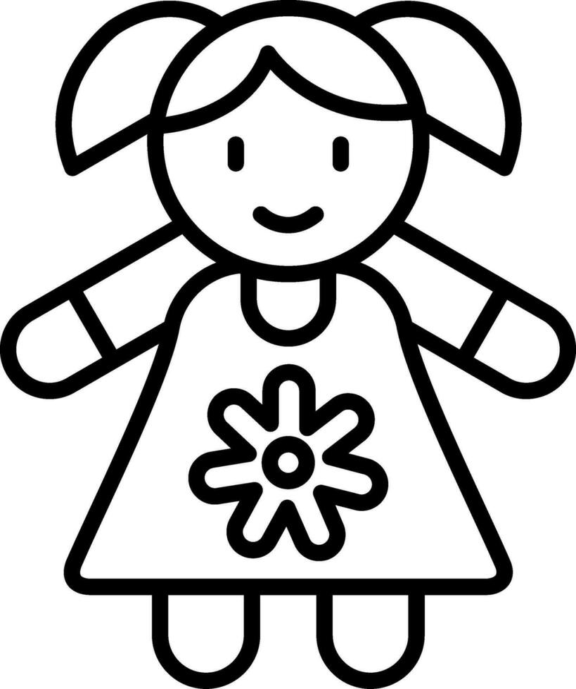 Doll Vector Icon