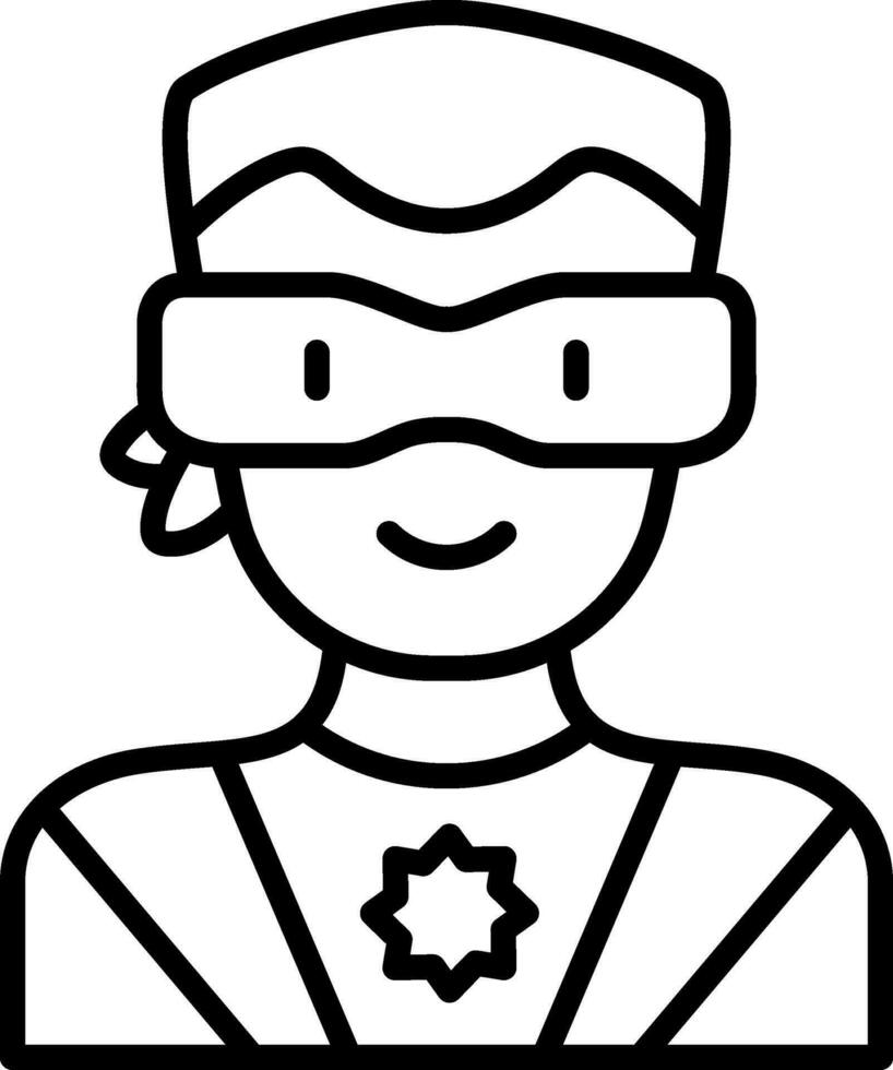Superhero Vector Icon