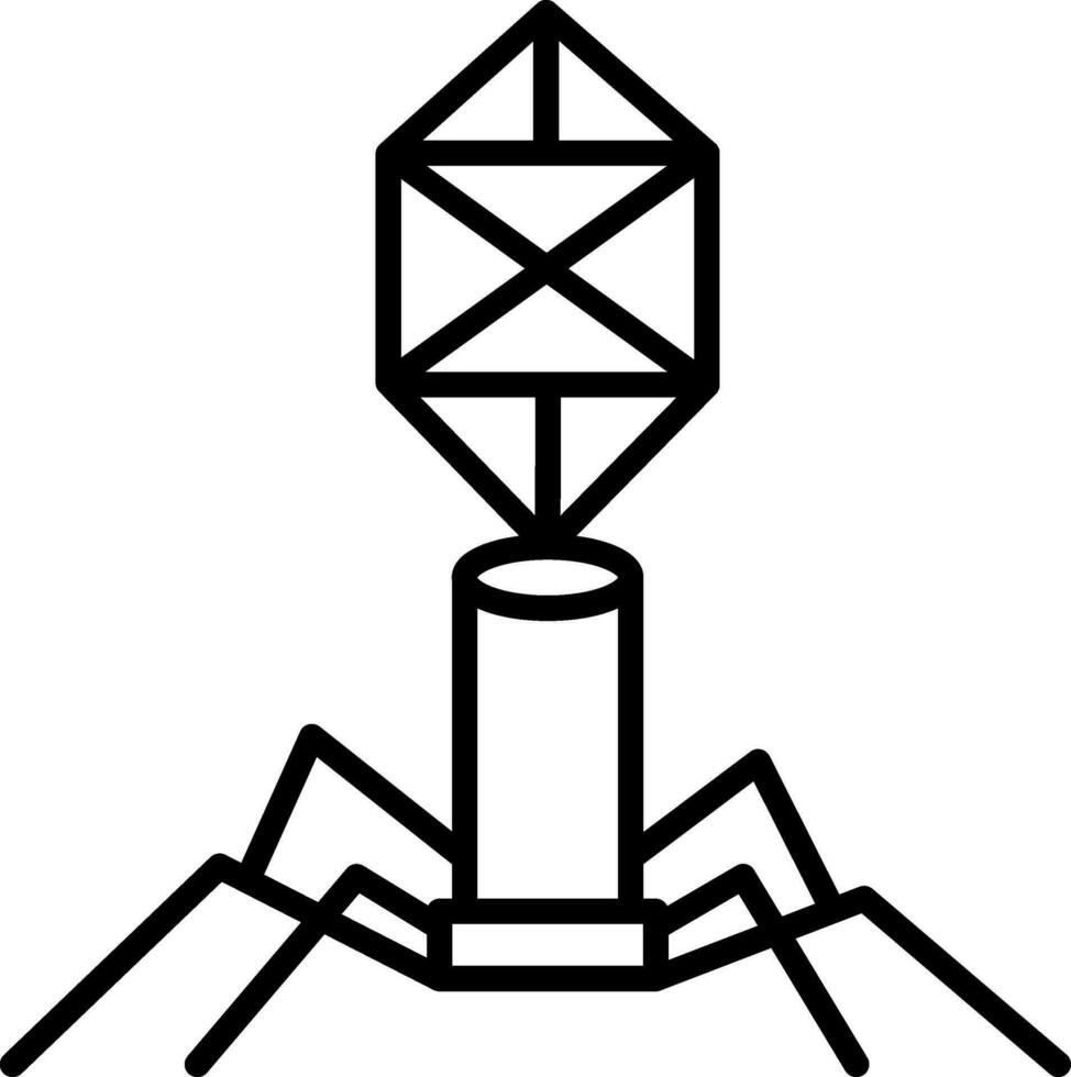 bacteriophage Vector Icon