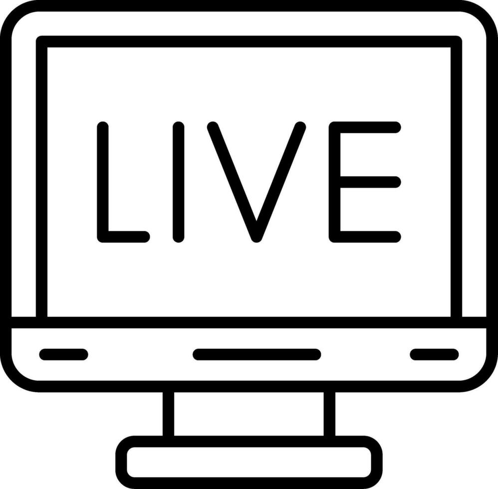 Live Vector Icon