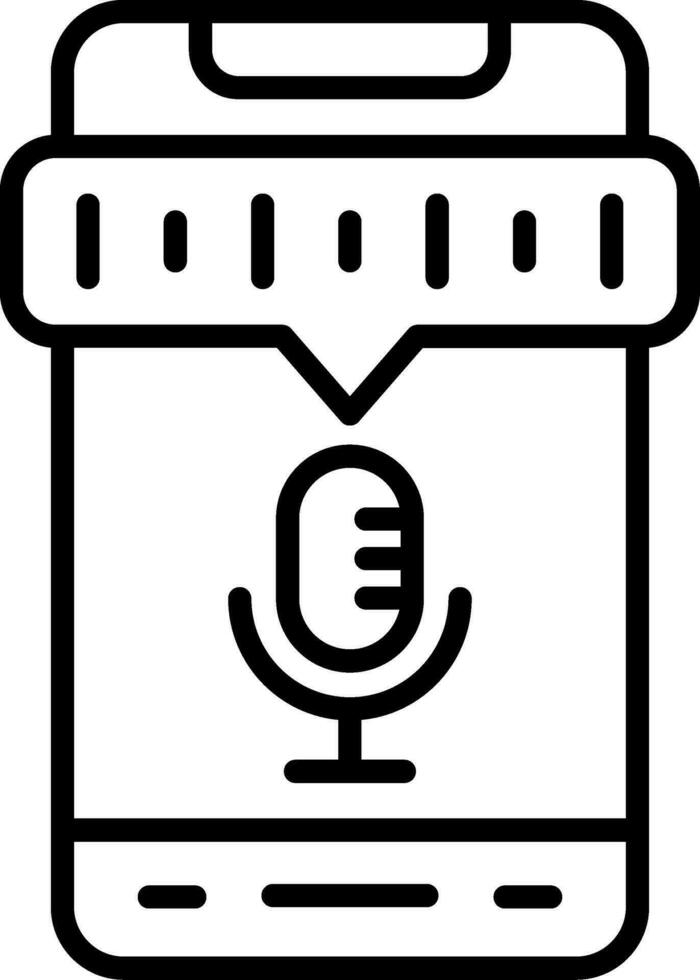 Voice Recorder Vector Icon