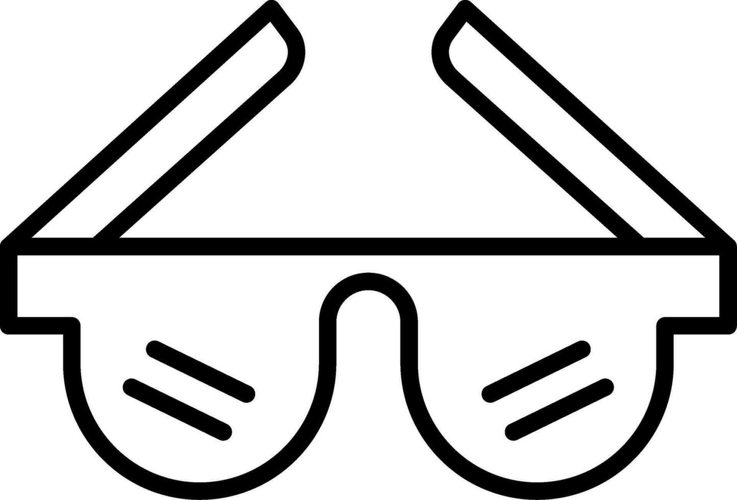 icono de vector de gafas