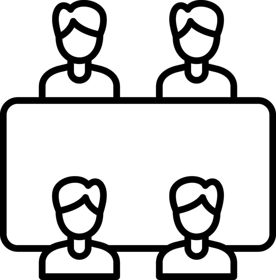 Meeting Vector Icon