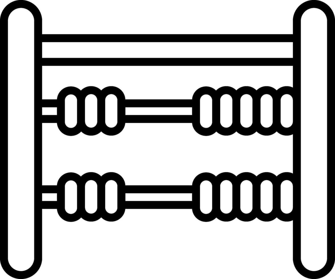 icono de vector de ábaco