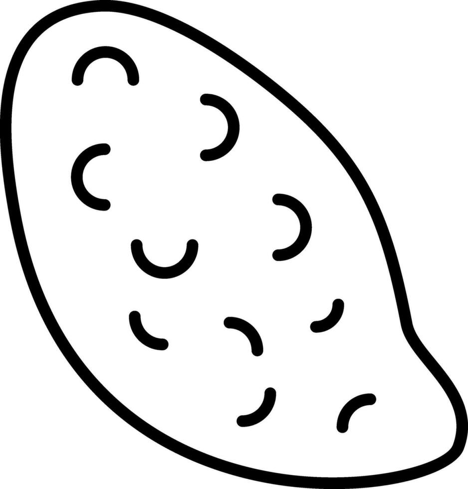 Sweet Potato Vector Icon