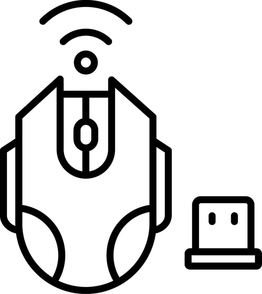 Wireless Mouse Vector Icon