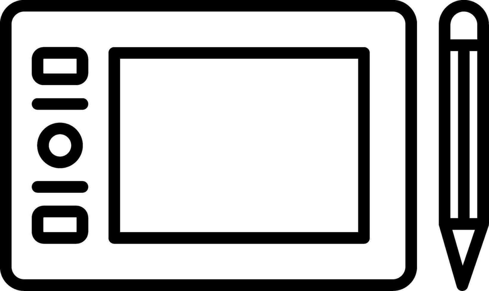 Graphic Tablet Vector Icon