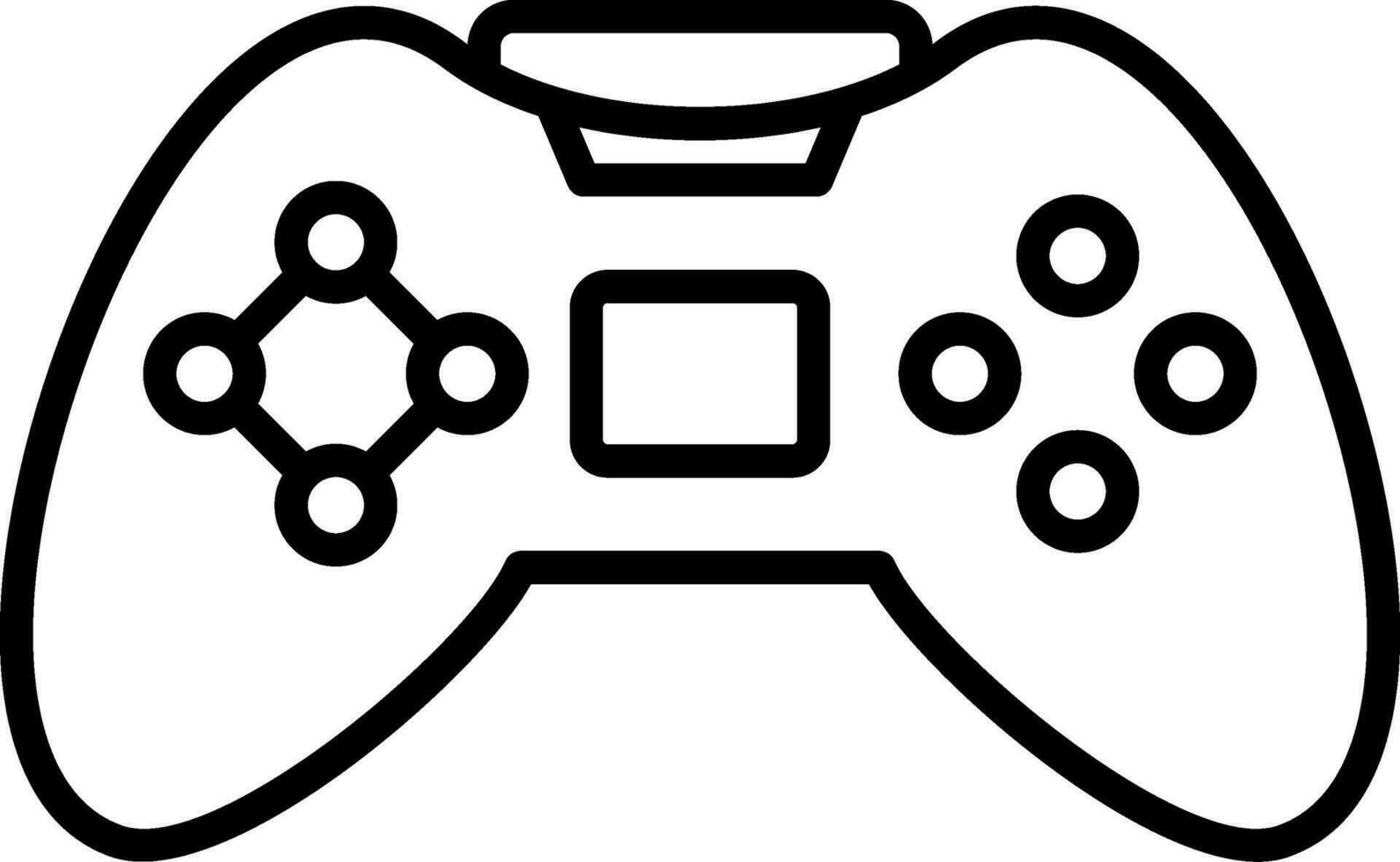 icono de vector de controlador de juego