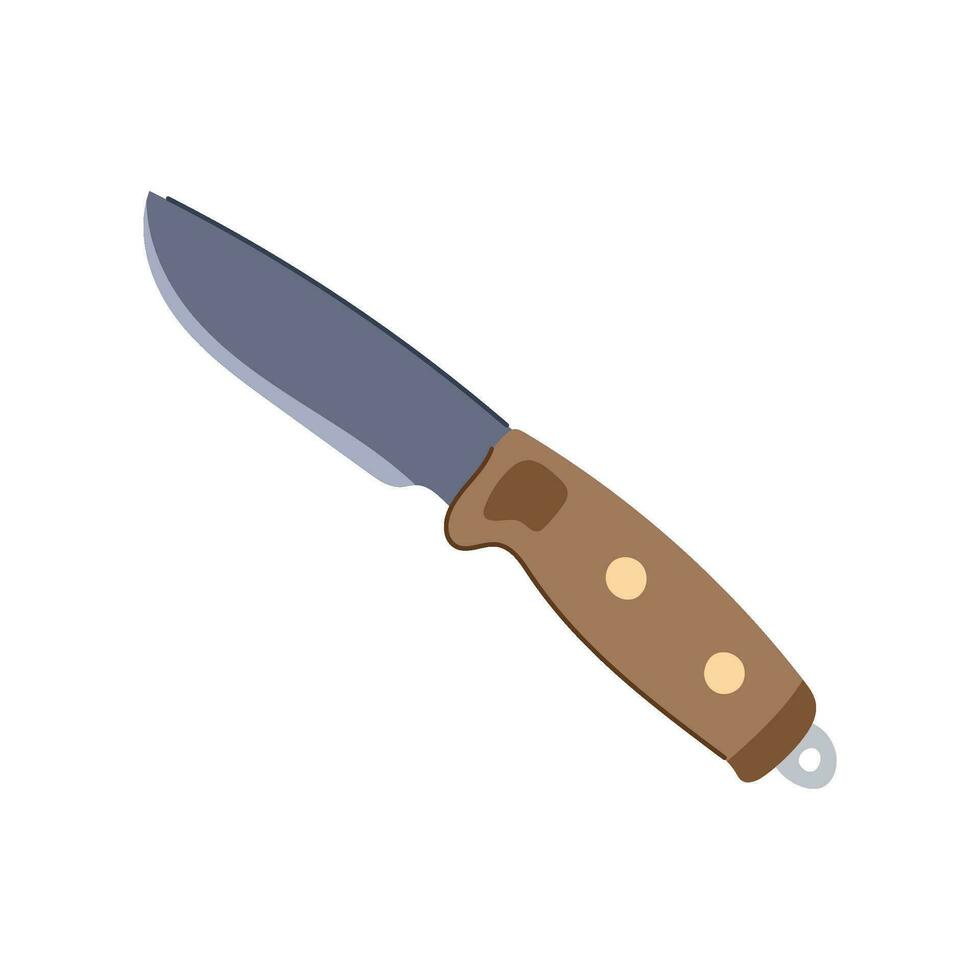 dagger military knife cartoon vector illustration