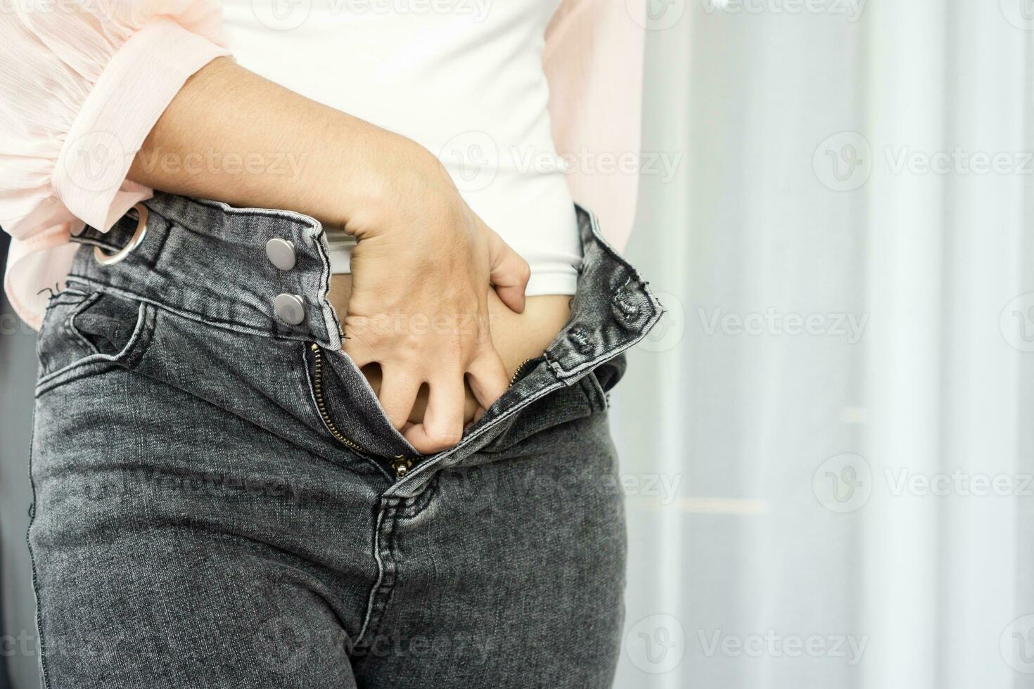 woman suffering from chronic yeast infection after menstrual period and