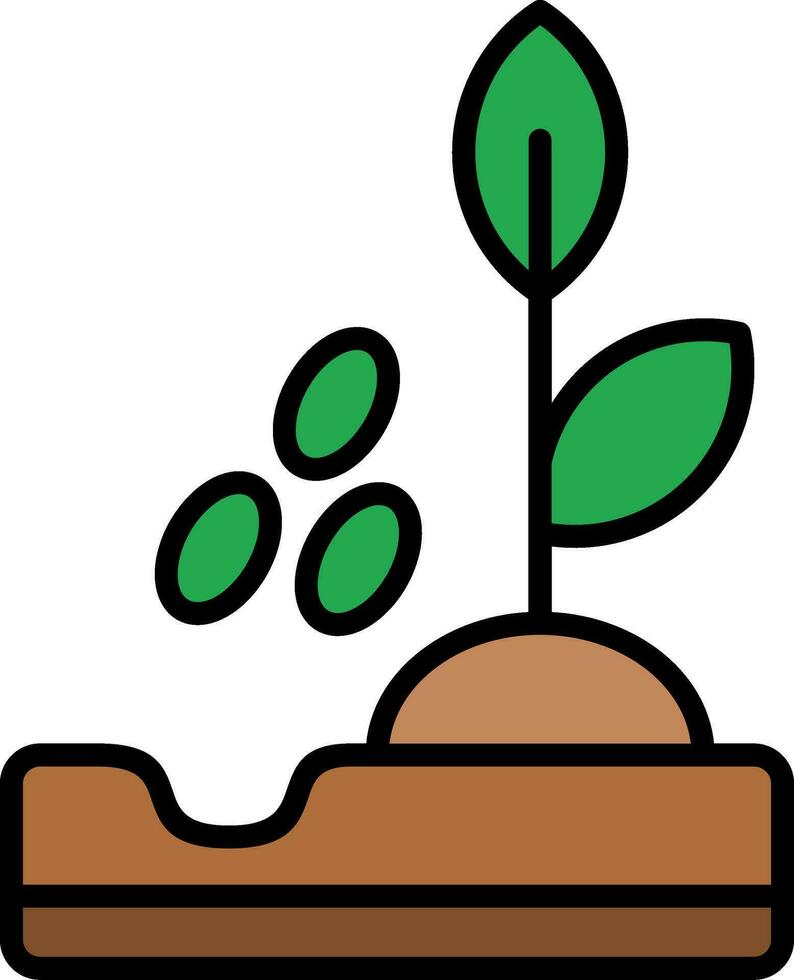 icono de vector de planta