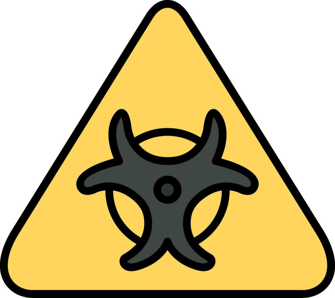 Biological Hazard Vector Icon