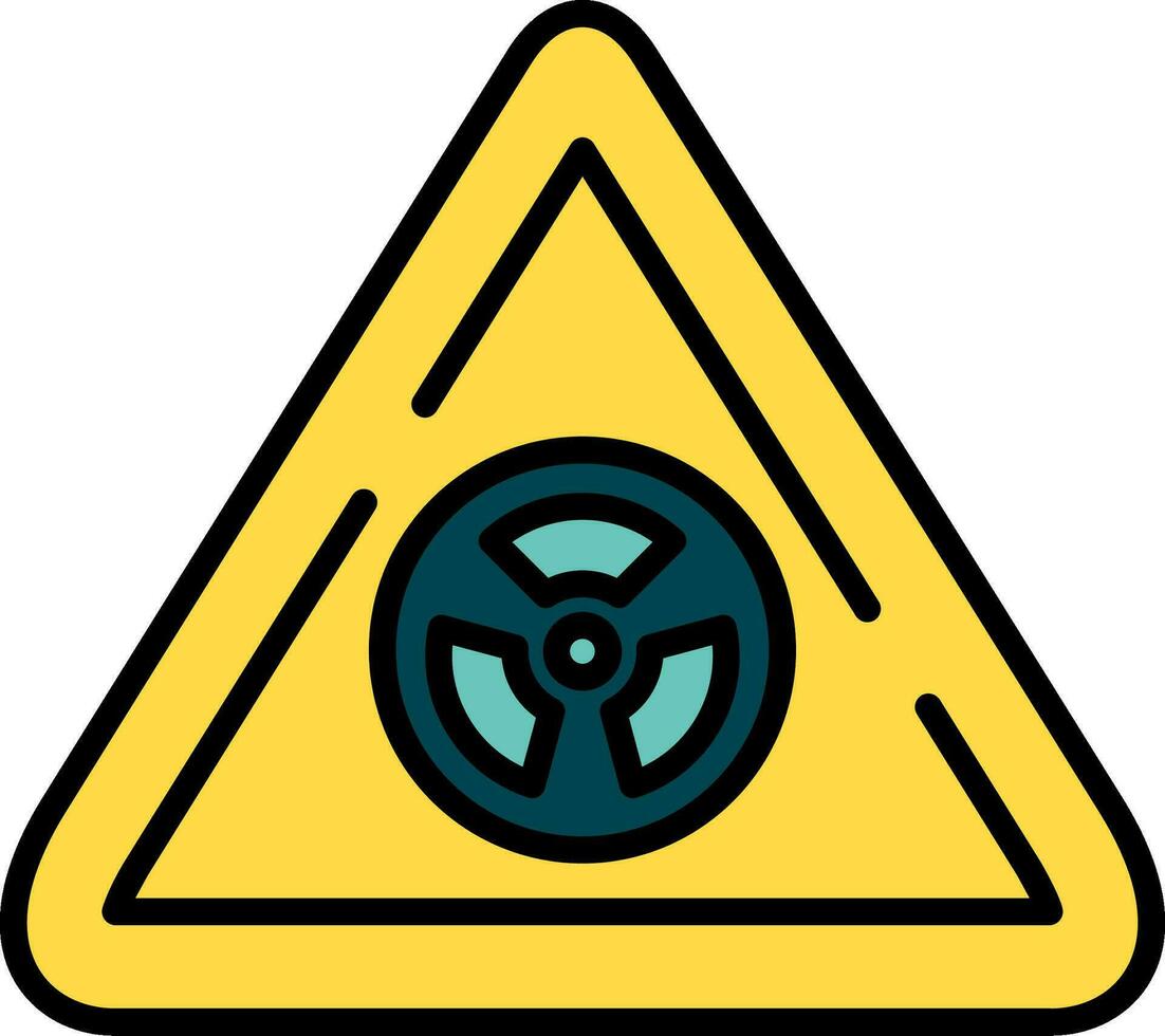 Radioactive Sign Vector Icon