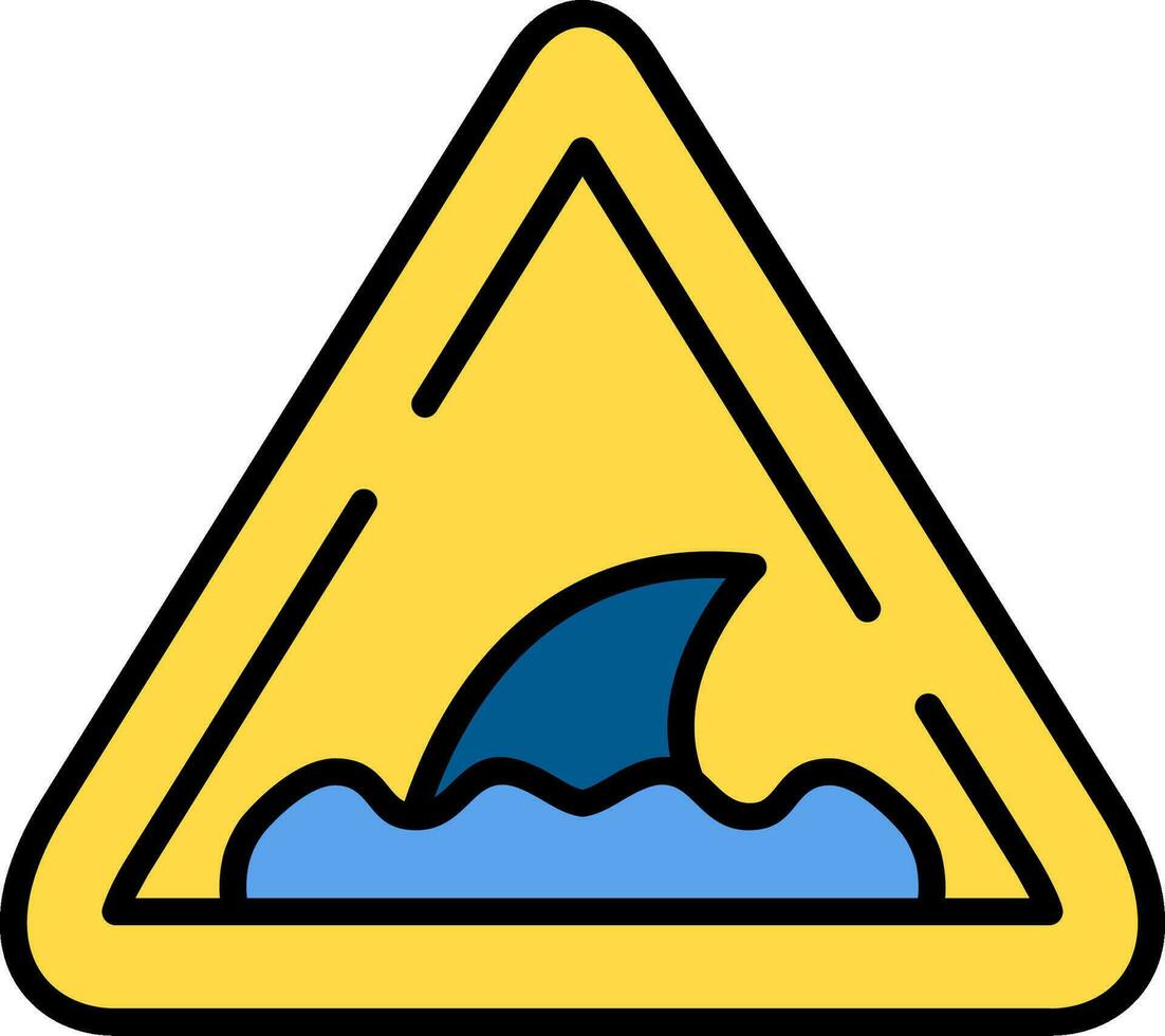 Shark Sign Vector Icon