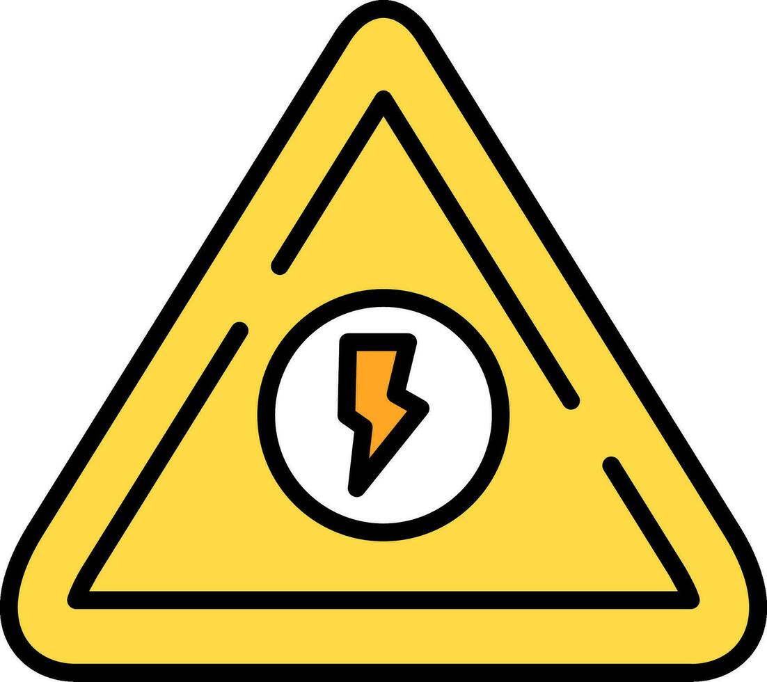 High Voltage Vector Icon