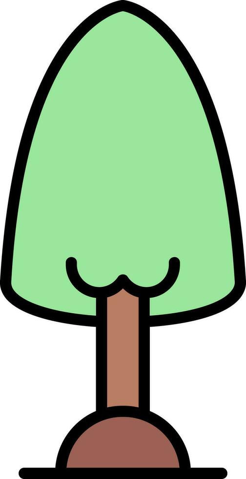 icono de vector de árbol