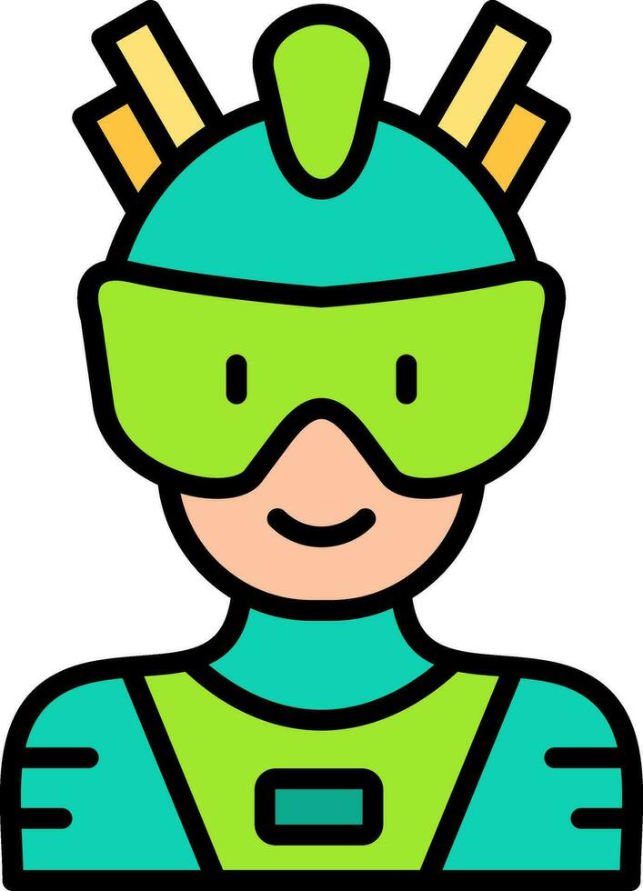 Superhero Vector Icon