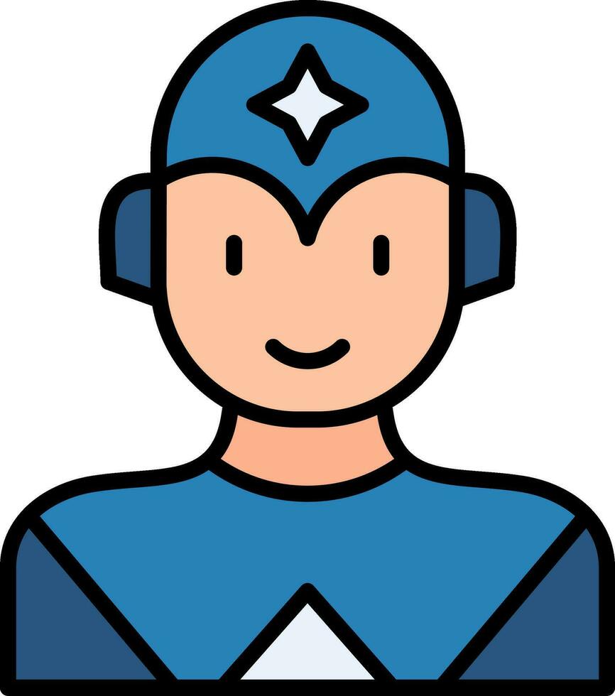 Superhero Vector Icon