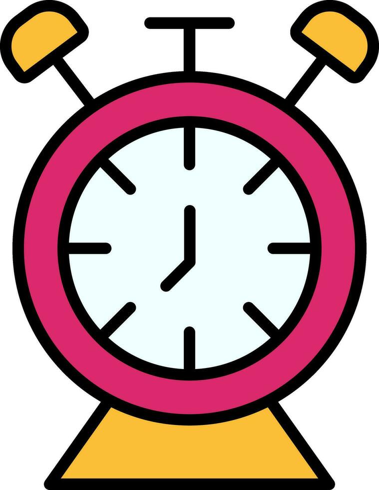 icono de vector de reloj de escritorio