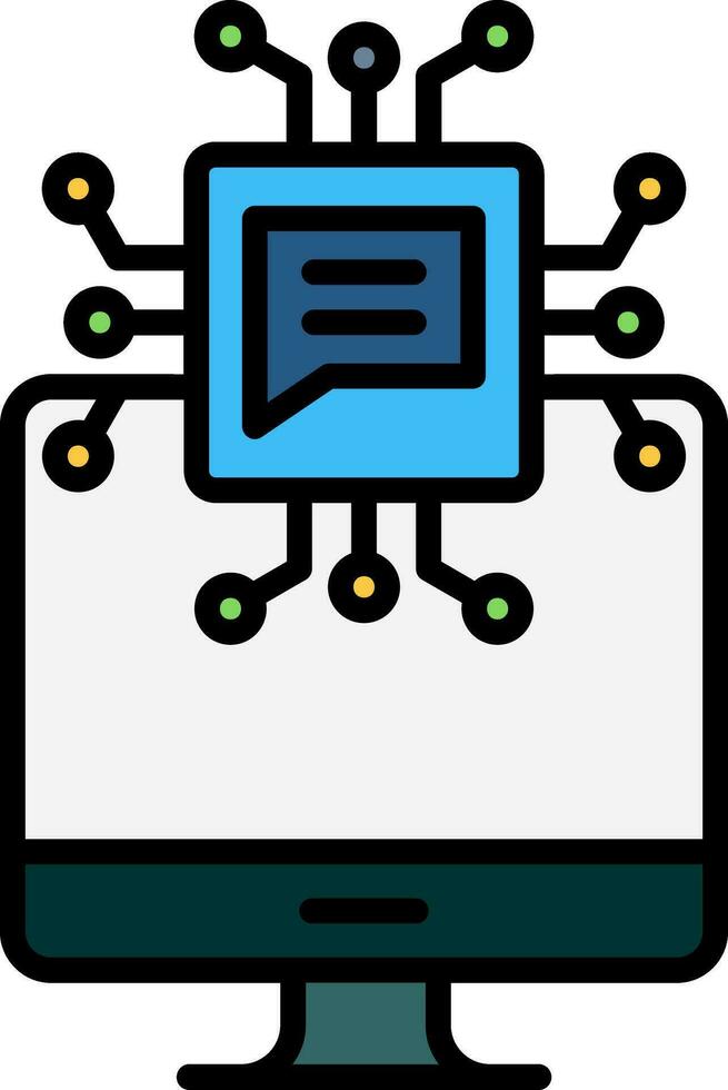 Artificial Intelligence Vector Icon