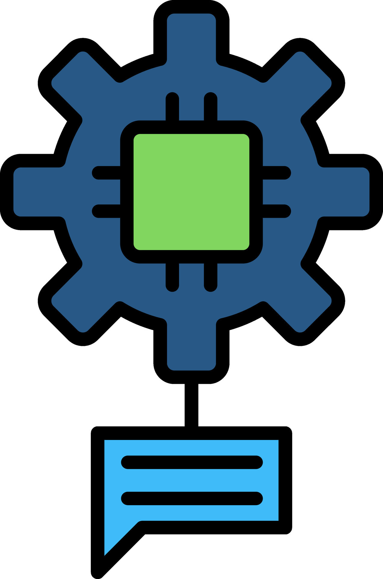 Natural Language Processing Vector Icon 32523541 Vector Art at Vecteezy