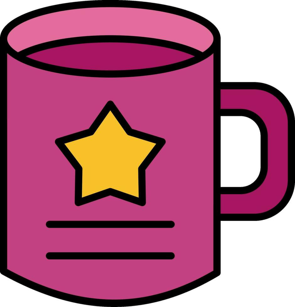 icono de vector de taza