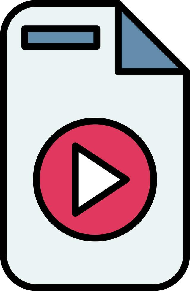 Video File Vector Icon