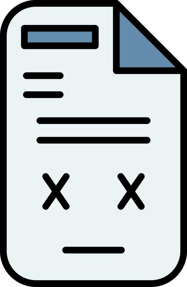 icono de vector de documento