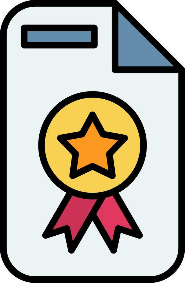 Certificate Vector Icon