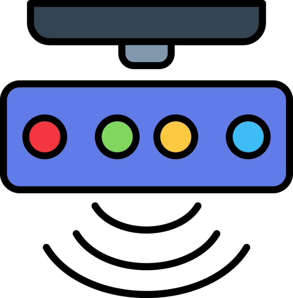 Motion Sensor Vector Icon