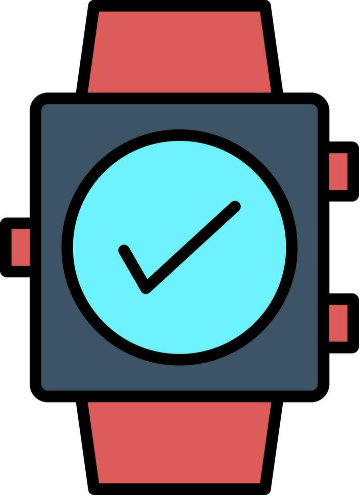 icono de vector de reloj inteligente