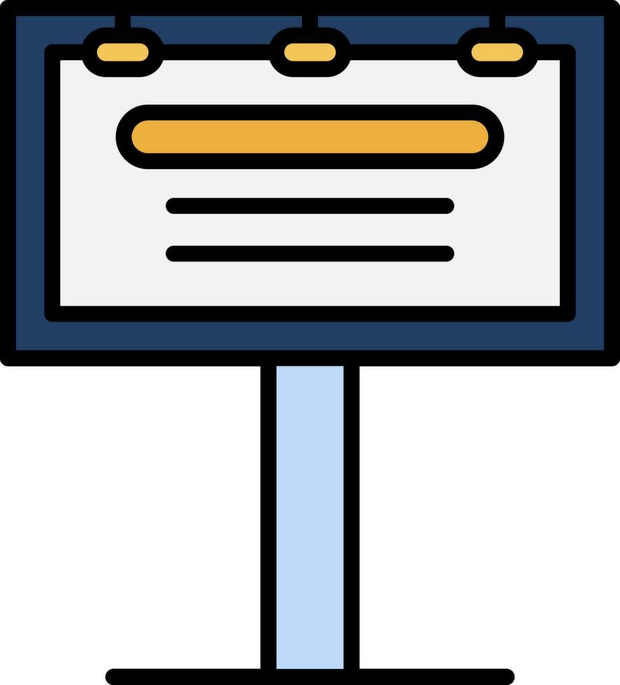 Billboard Vector Icon