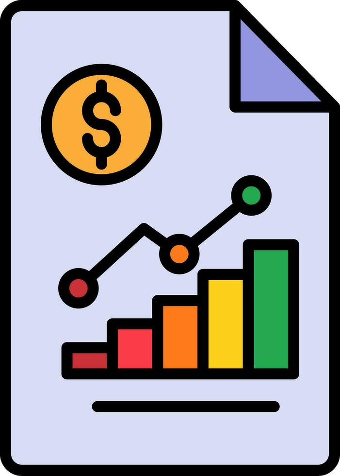 Bar Chart Vector Icon