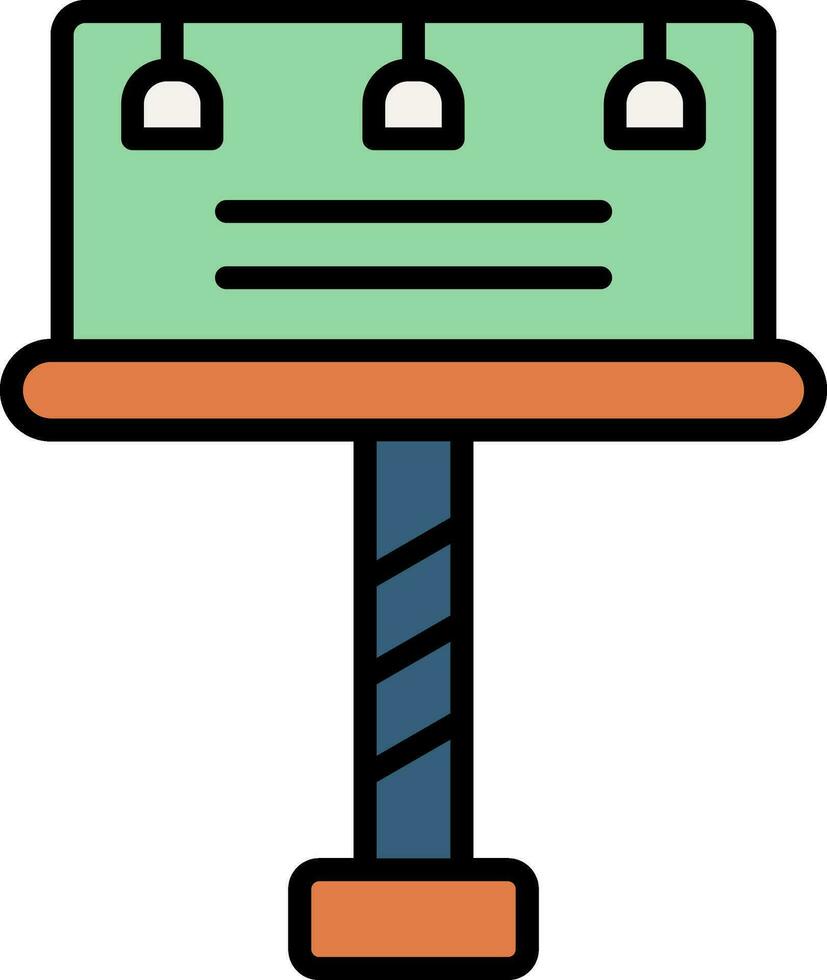 Billboard Vector Icon