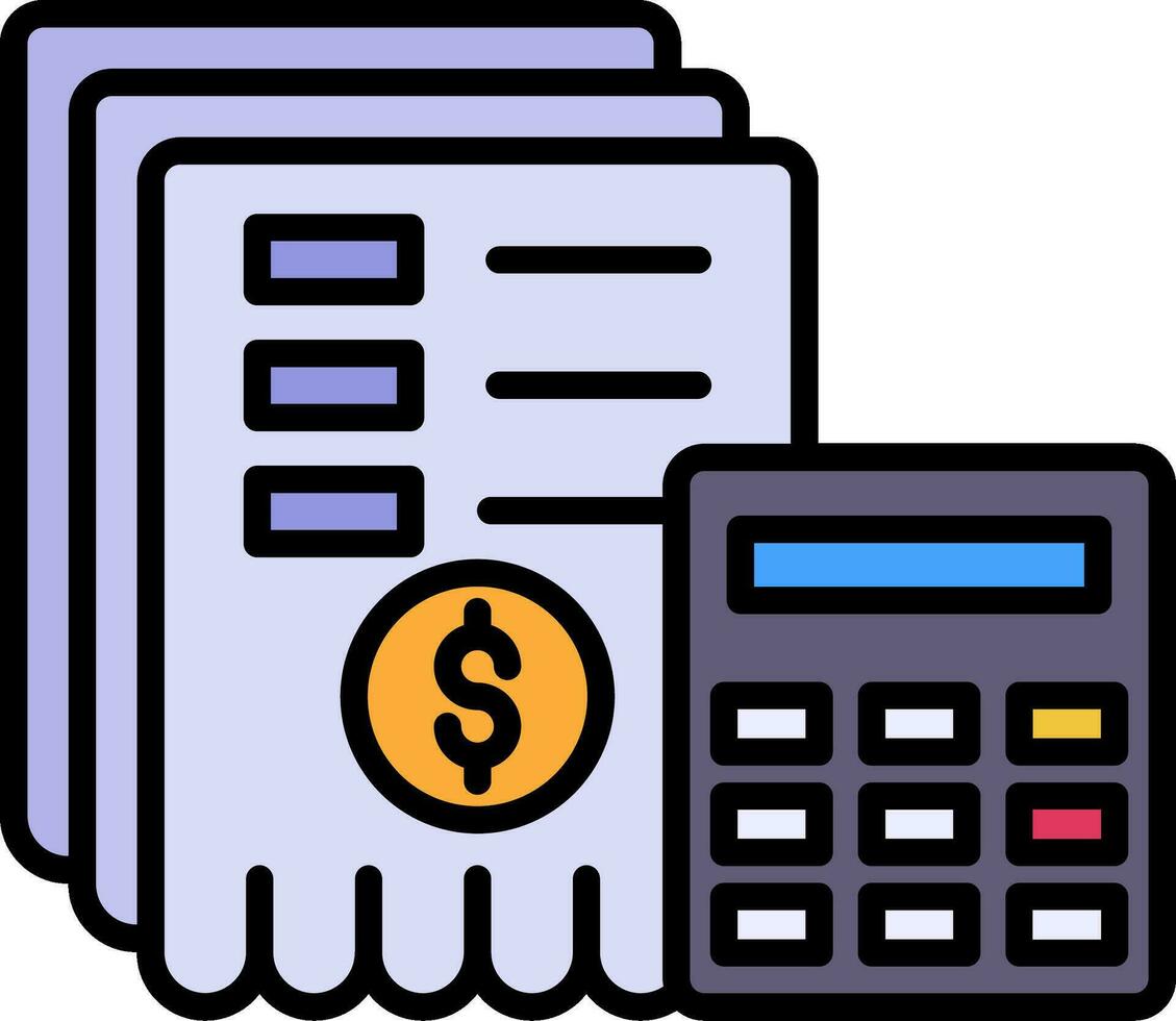 Receipt Vector Icon