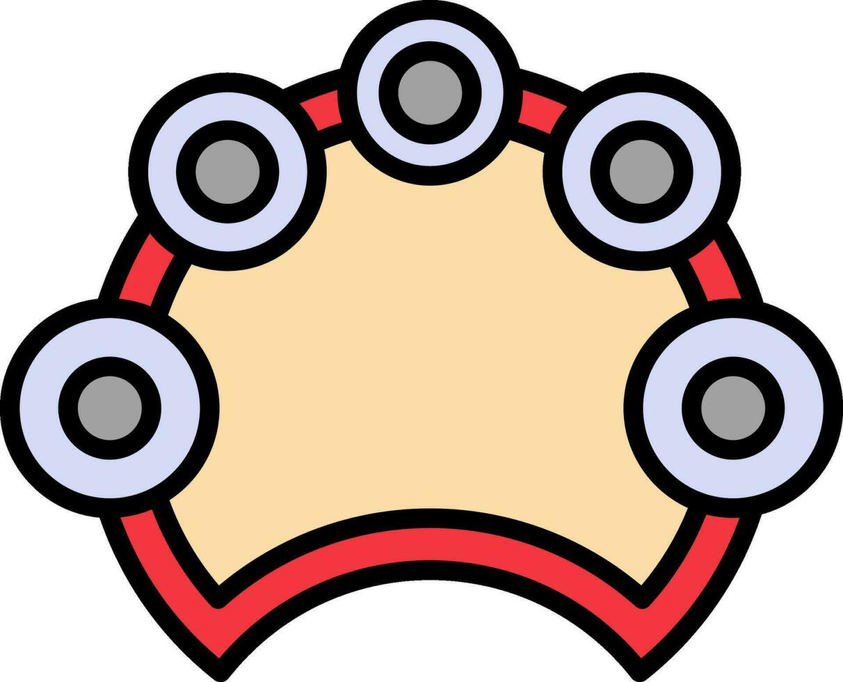 Tambourine Vector Icon